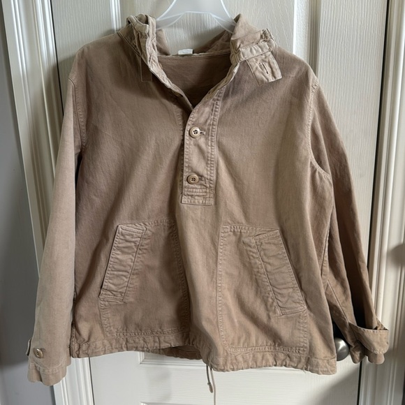 J. Crew Anorak Heritage Pull Over Jacket Hooded. Size Medium - Picture 1 of 4